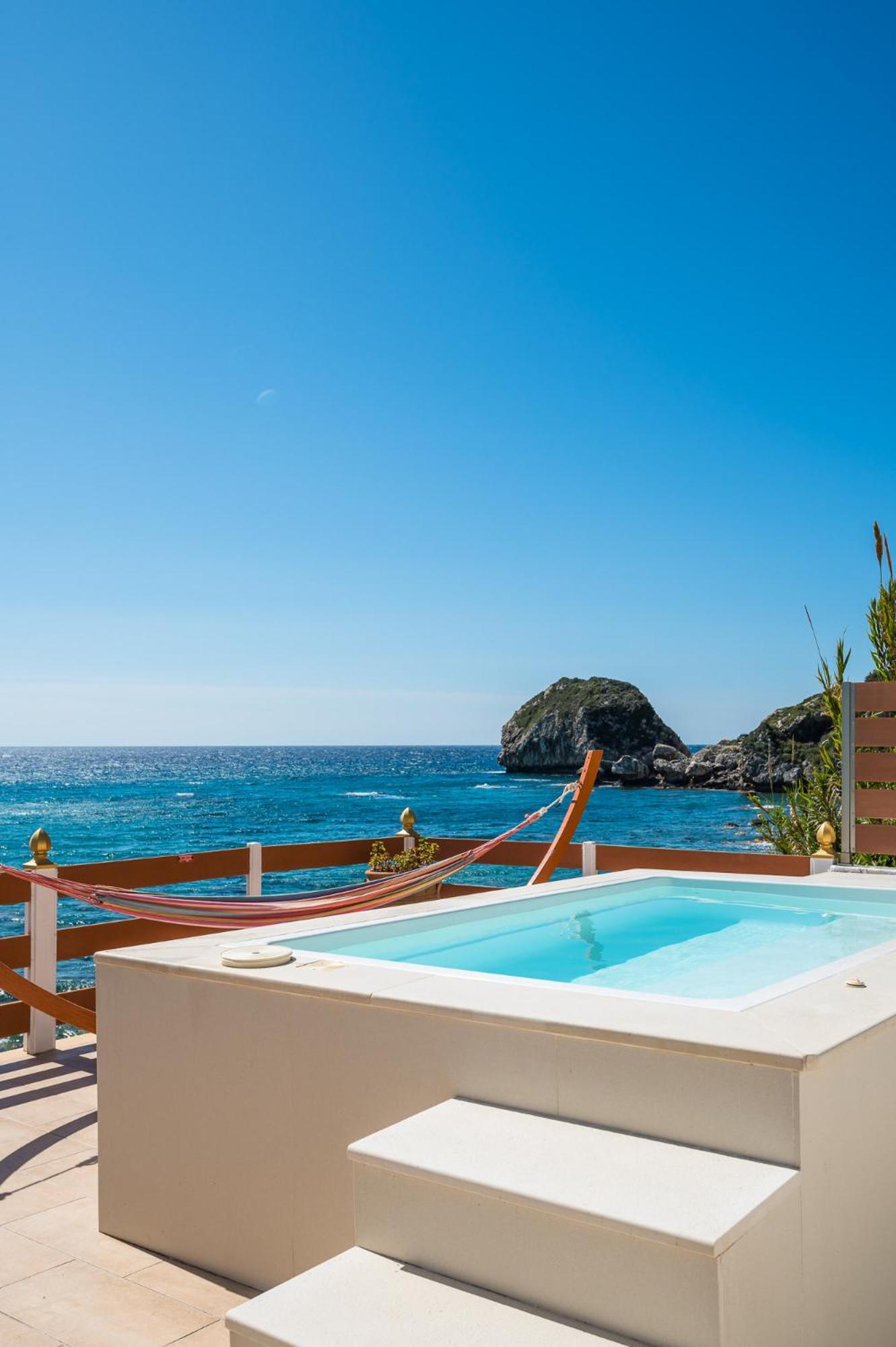 Villa Renata & Villa Filippos With Private Plunge Pool By Konnect Agios Gordios  Eksteriør billede